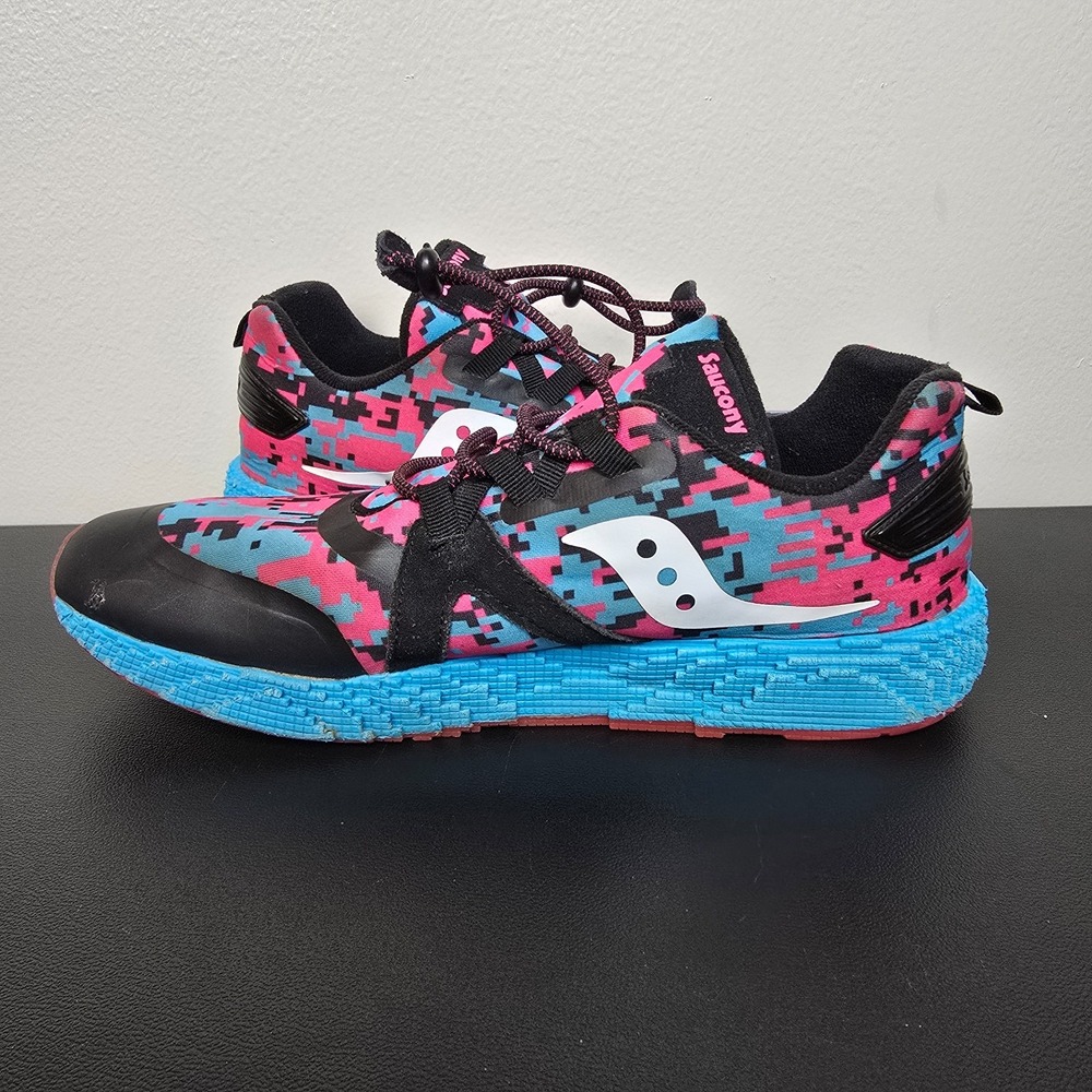 Saucony Shoes Womens 7 Black Pink S‎ Voxel 9000 Performance Running Gym Sneakers - Picture 8 of 10